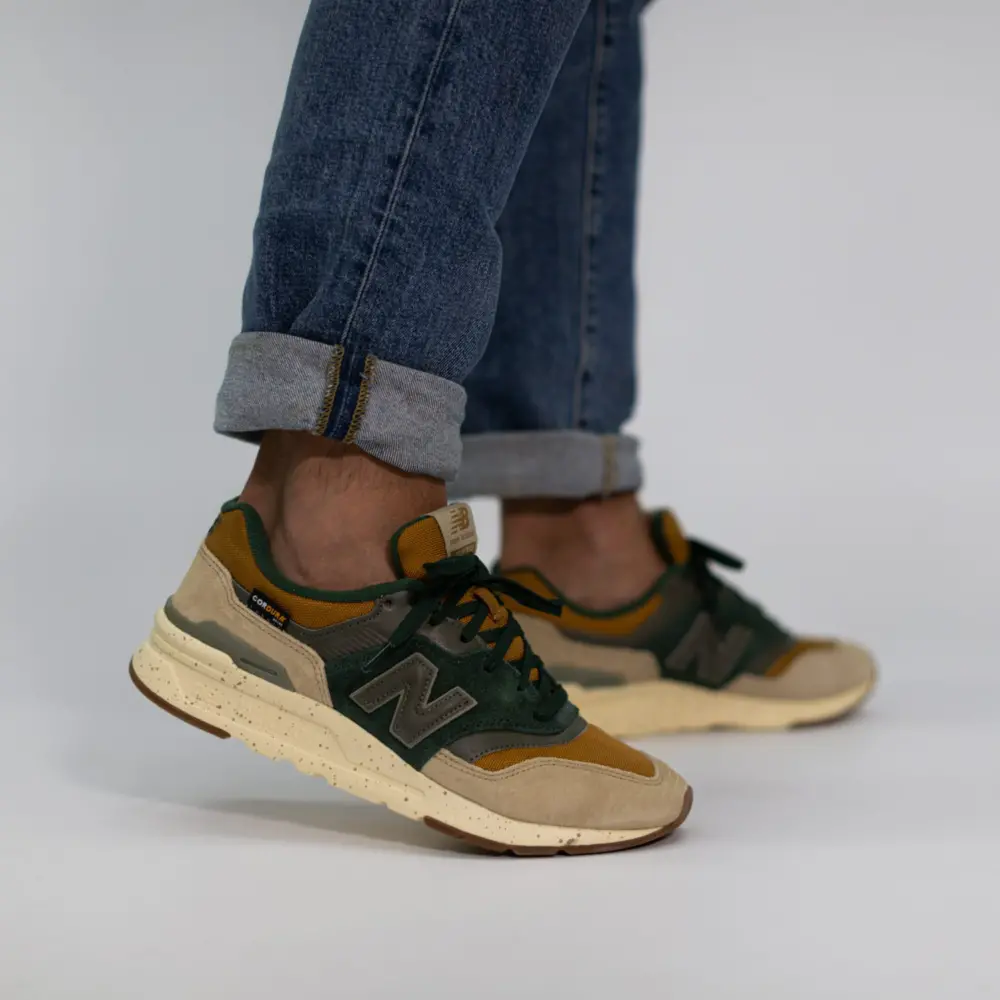 Giày New Balance 997H 'Dark Green Mustard' CM997HTW - Ảnh 3
