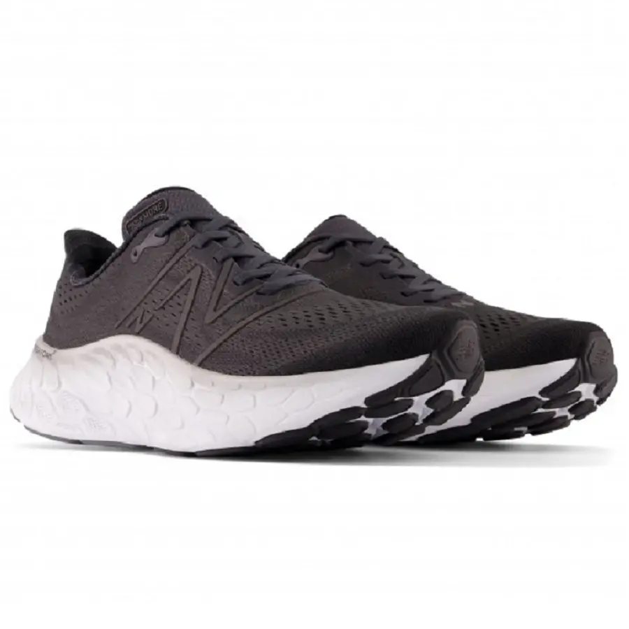 Alternative view of Giày New Balance Fresh Foam X More v4 2E Wide 'Black Phantom' MMORGG4