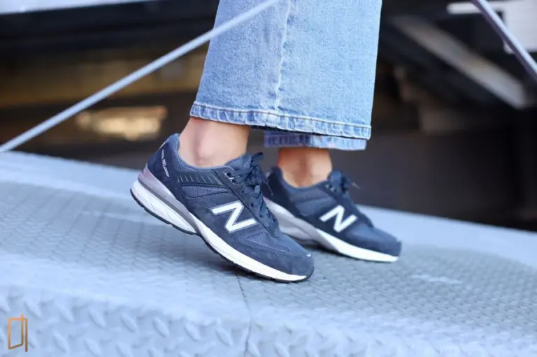Giày New Balance 990v5 Big Kid ‘Navy’ GC990NV5 - Ảnh 5