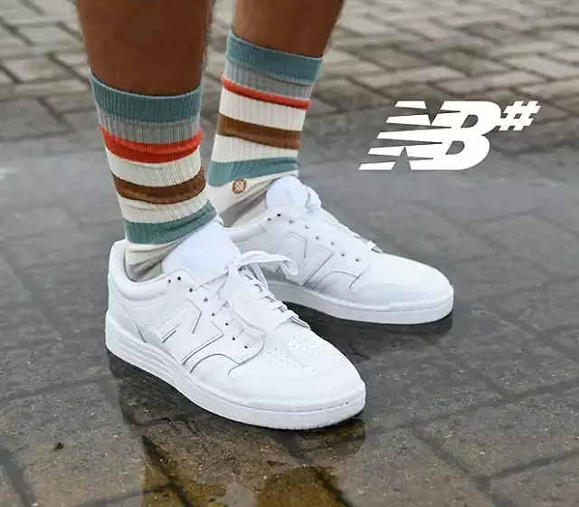 Giày New Balance 480 'White' BB480L3W - Ảnh 3