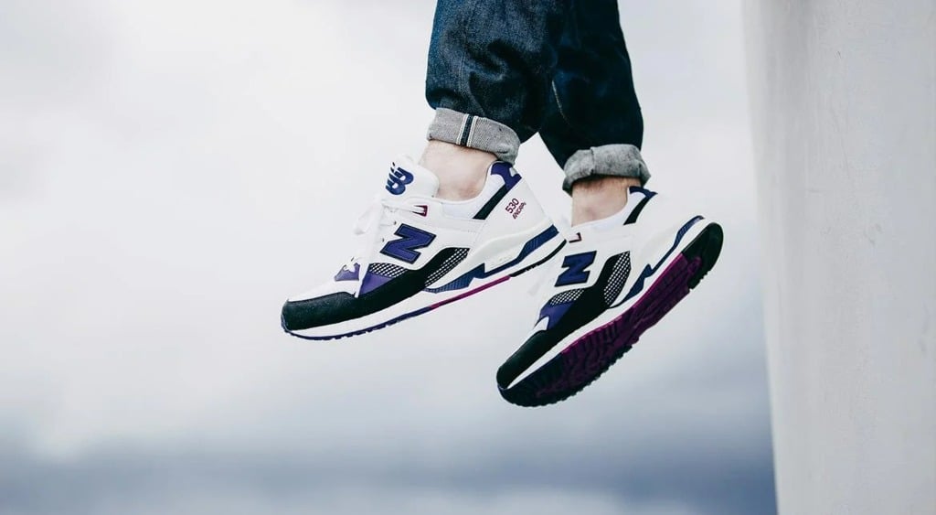 Giày New Balance 530 White Navy M530BW - Ảnh 5