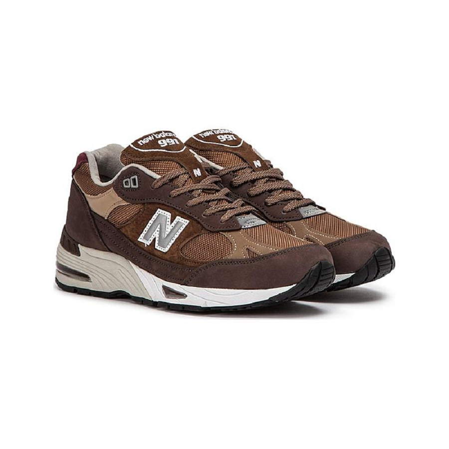Giày New Balance 991 ‘Brown White’ M991NGG - Ảnh 4