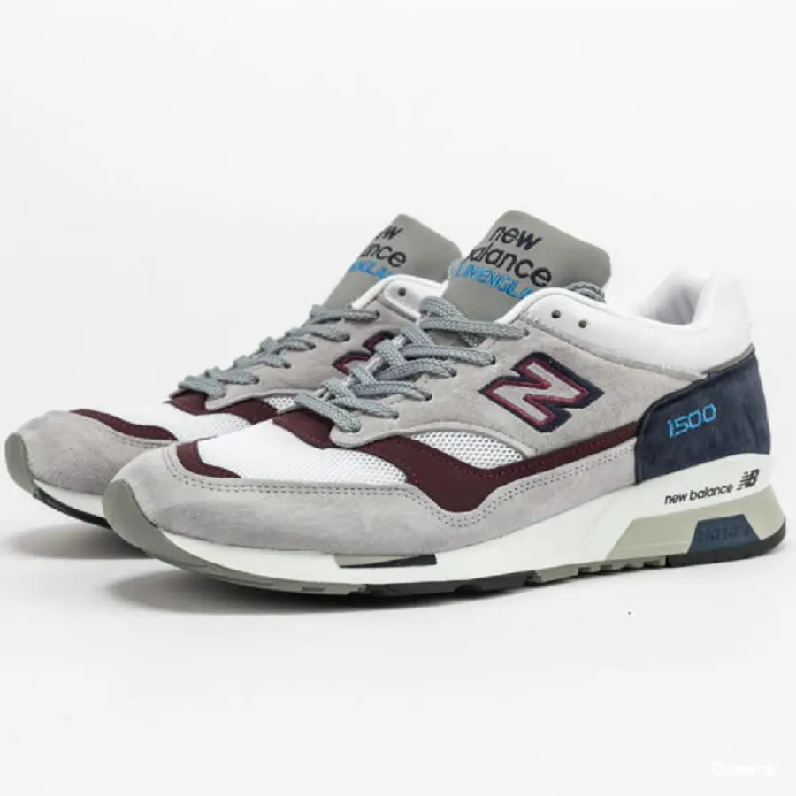 Giày New Balance M1500 ‘Grey Navy Burgundy’ M1500NBR - Ảnh 4