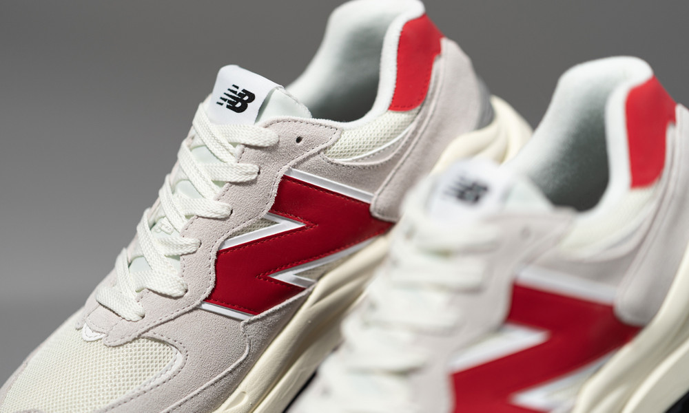 Giày New Balance 57/40 'Grey Red' M5740CC - Ảnh 3