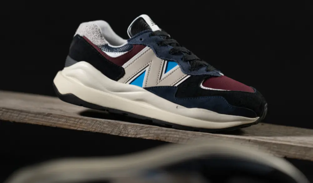 Giày New Balance 57/40 'Navy Burgundy' M5740TB - Ảnh 5