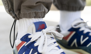 Alternative view of Giày New Balance 57/40 'Light Cliff Grey Multi' M5740FY1