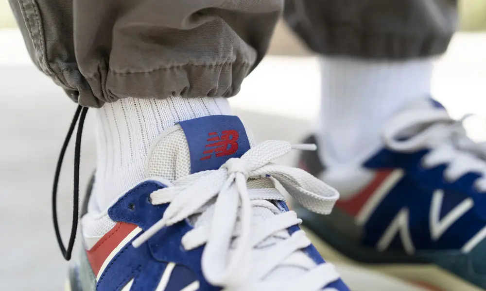 Alternative view of Giày New Balance 57/40 'Light Cliff Grey Multi' M5740FY1