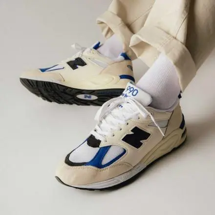 Giày New Balance Teddy Santis x 990v2 Made in USA 'White Blue' M990WB2 - Ảnh 5