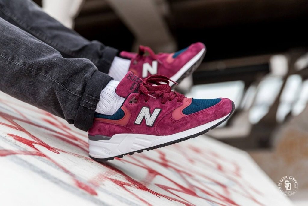 Giày New Balance 999 Made in USA 'Burgundy Navy' M999JTA - Ảnh 6