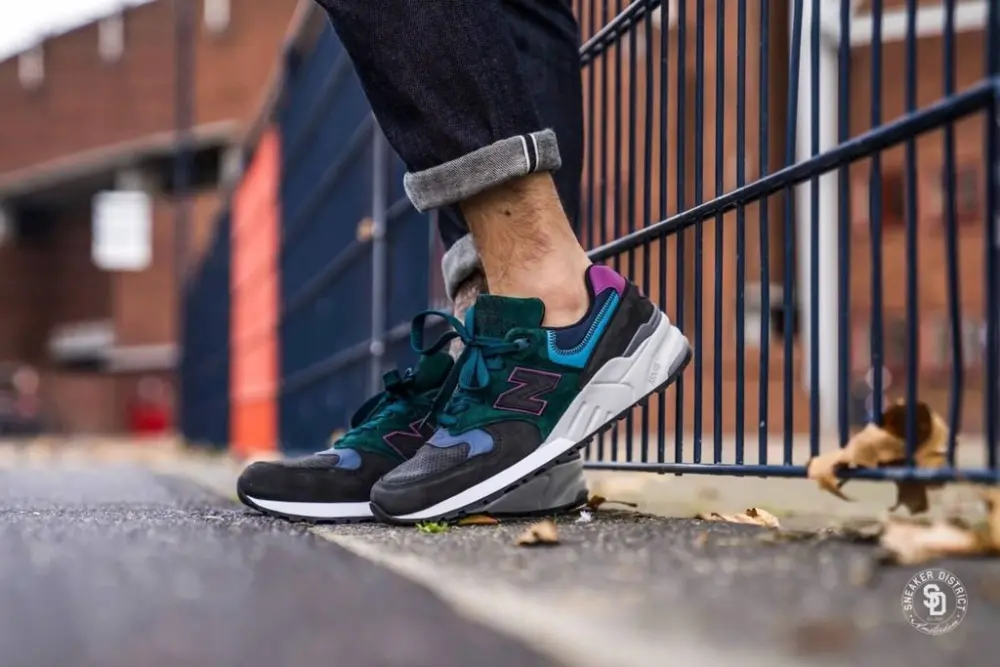 Giày New Balance 999 'Green Black Purple' M999JTB - Ảnh 3