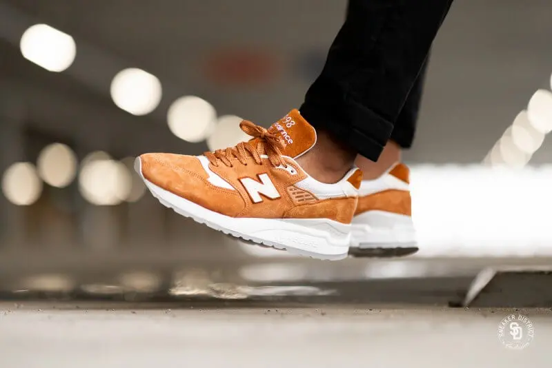 Giày New Balance Made in the USA Rust Brown White M998TCC - Ảnh 10