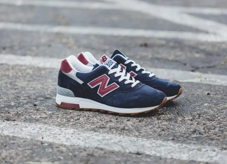 Giày New Balance 1400 'Navy Burgundy' M1400CU - Ảnh 3