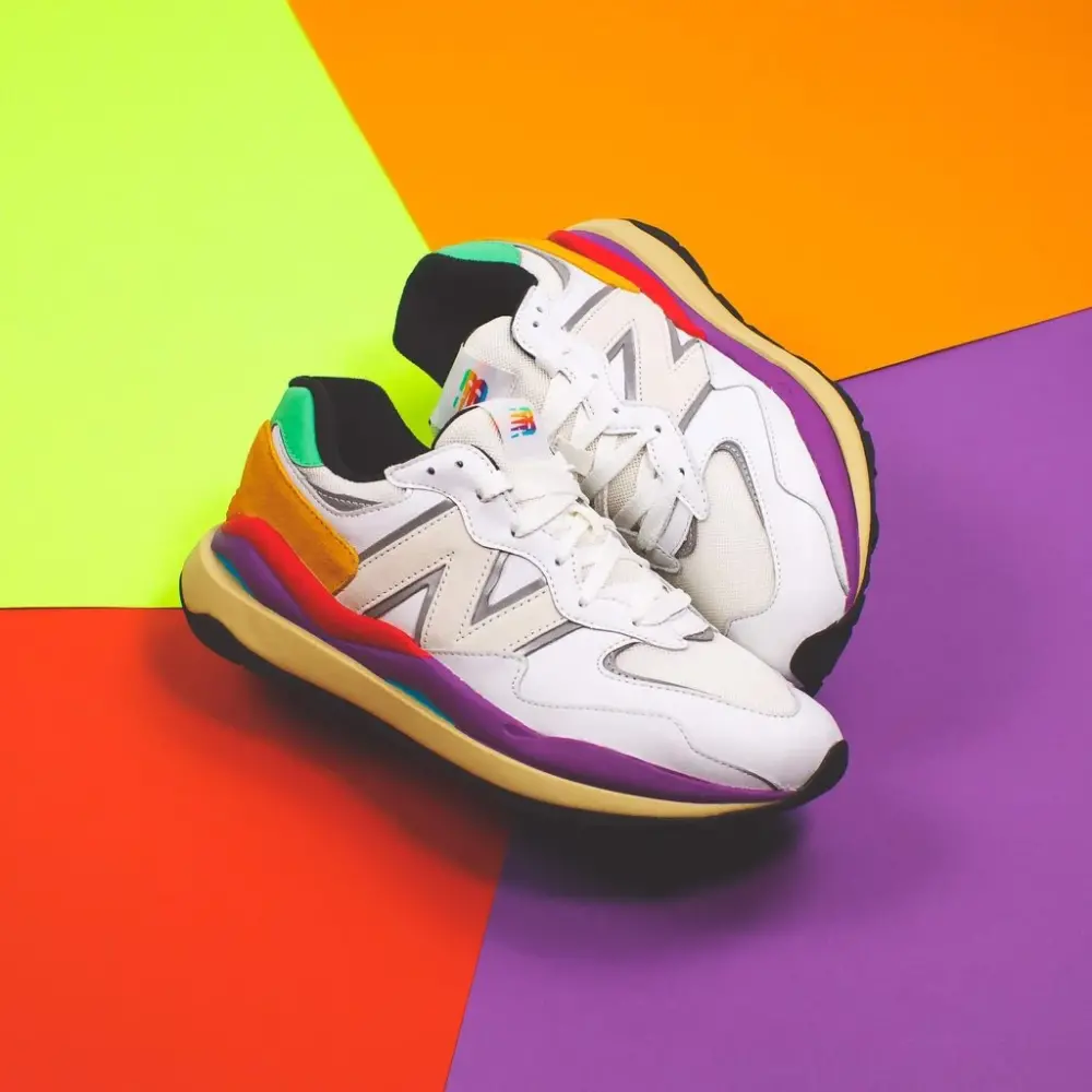 Giày New Balance 5740 'Munsell White Vivid Cactus' M5740LA - Ảnh 4