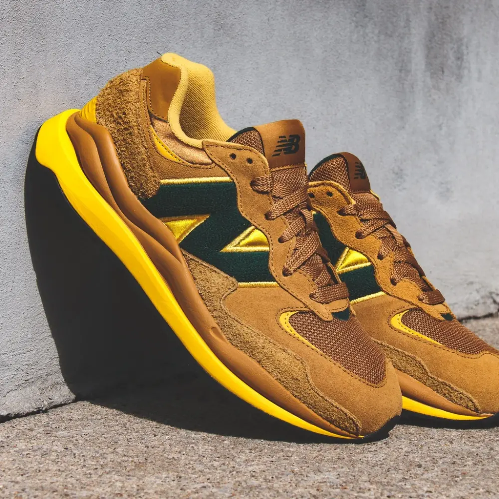 Giày New Balance 57/40 'Sage Bleached Lime Glow' M5740WT1 - Ảnh 4