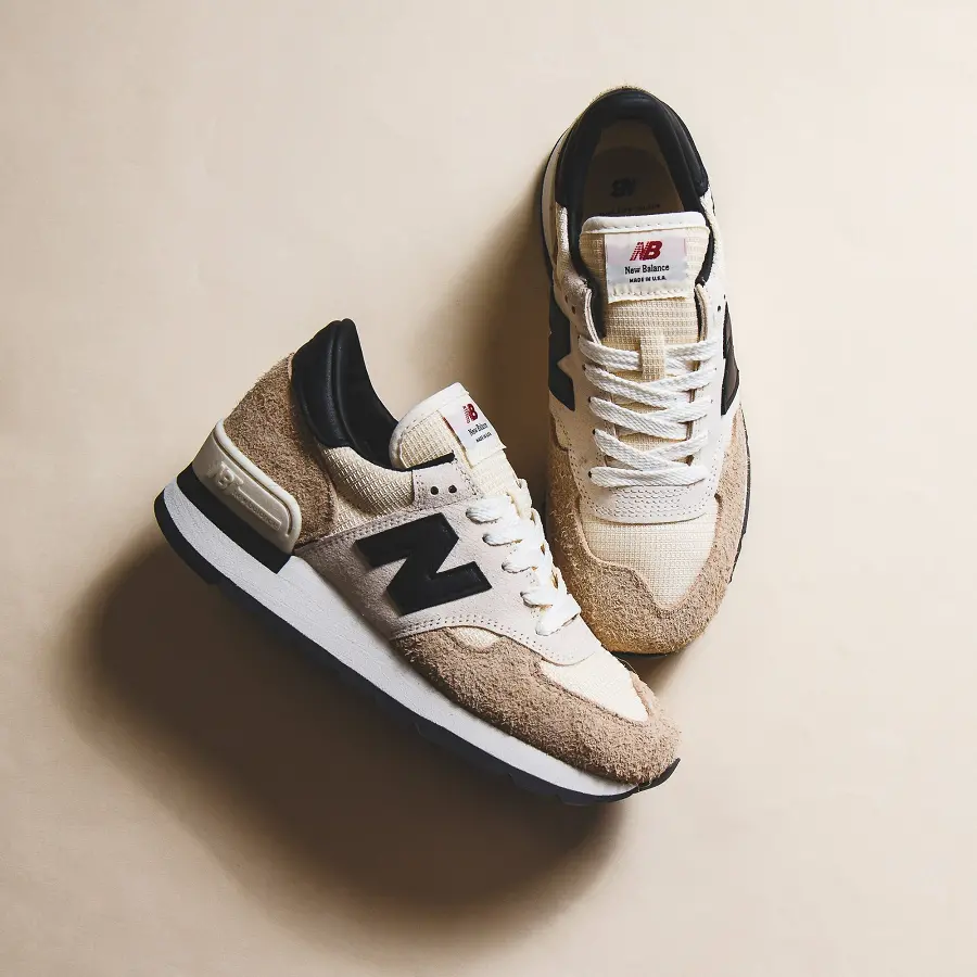Giày New Balance 990v1 MiUSA Teddy Santis 'Macadamia Nut' M990AD1 - Ảnh 5