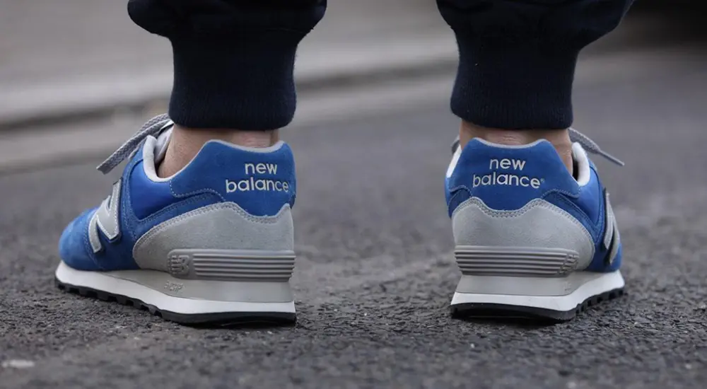 Giày New Balance 574 Lifestyle Blue ML574VNR - Ảnh 6
