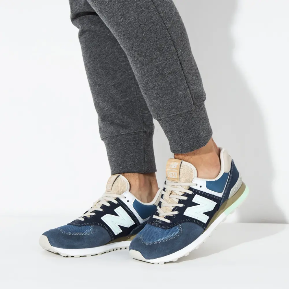 Giày New Balance 574 'Dark Navy' ML574BSL - Ảnh 6