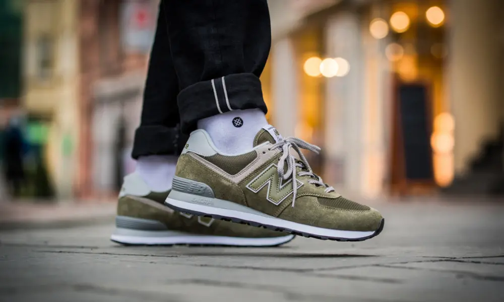 Alternative view of Giày New Balance 574 'Olive' ML574EGO