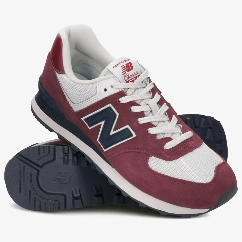 Alternative view of Giày New Balance Marathon Running 'Burgundy' ML574ESW