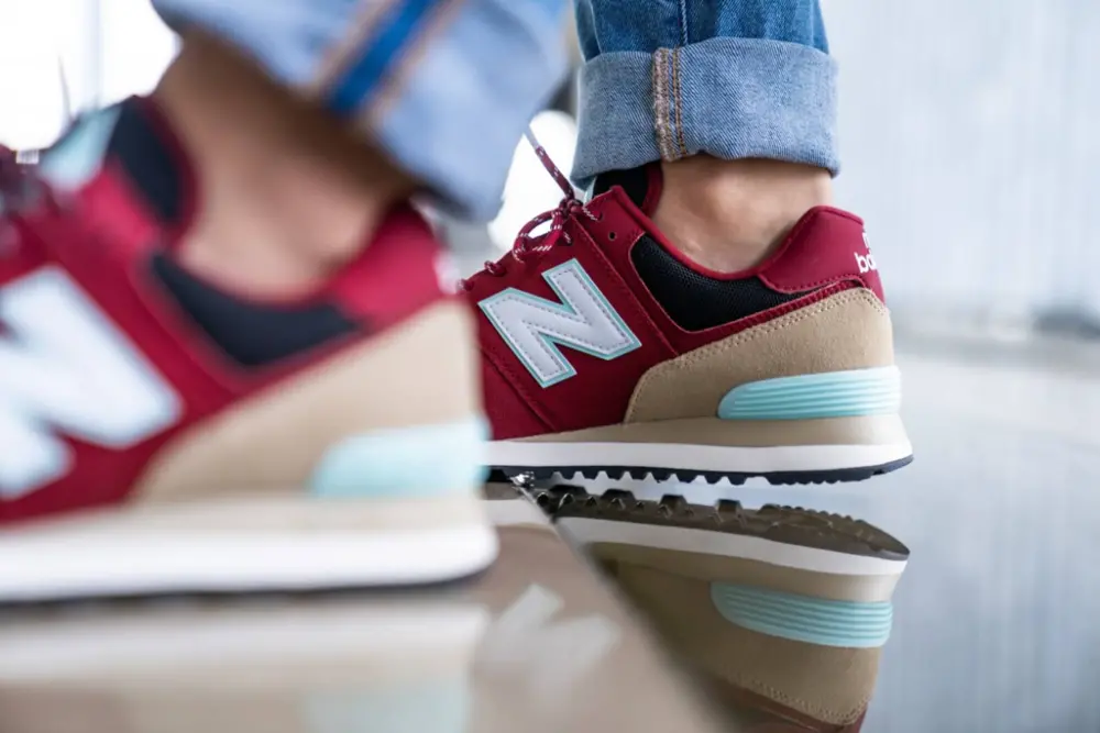 Giày New Balance 574 'Red' ML574JHQ - Ảnh 3