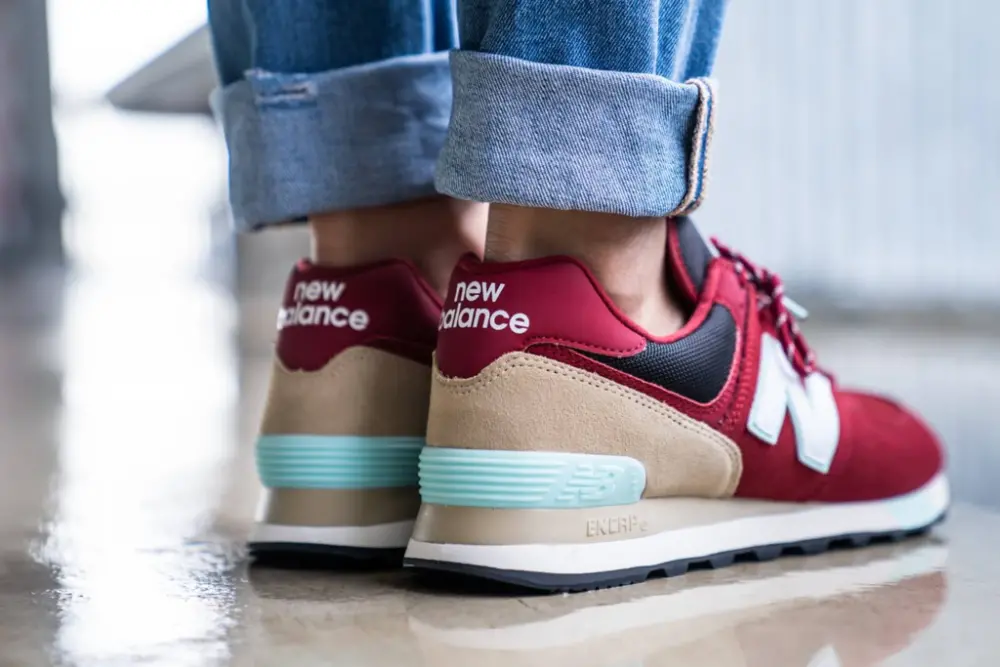 Giày New Balance 574 'Red' ML574JHQ - Ảnh 5