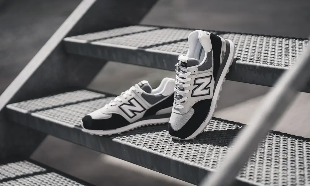 Giày New Balance 574 'Black White' ML574NLC - Ảnh 3