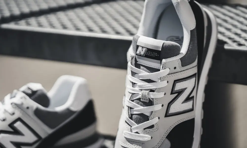 Giày New Balance 574 'Black White' ML574NLC - Ảnh 4