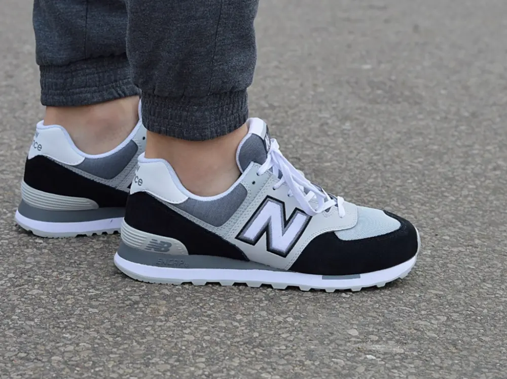 Giày New Balance 574 'Black White' ML574NLC - Ảnh 6