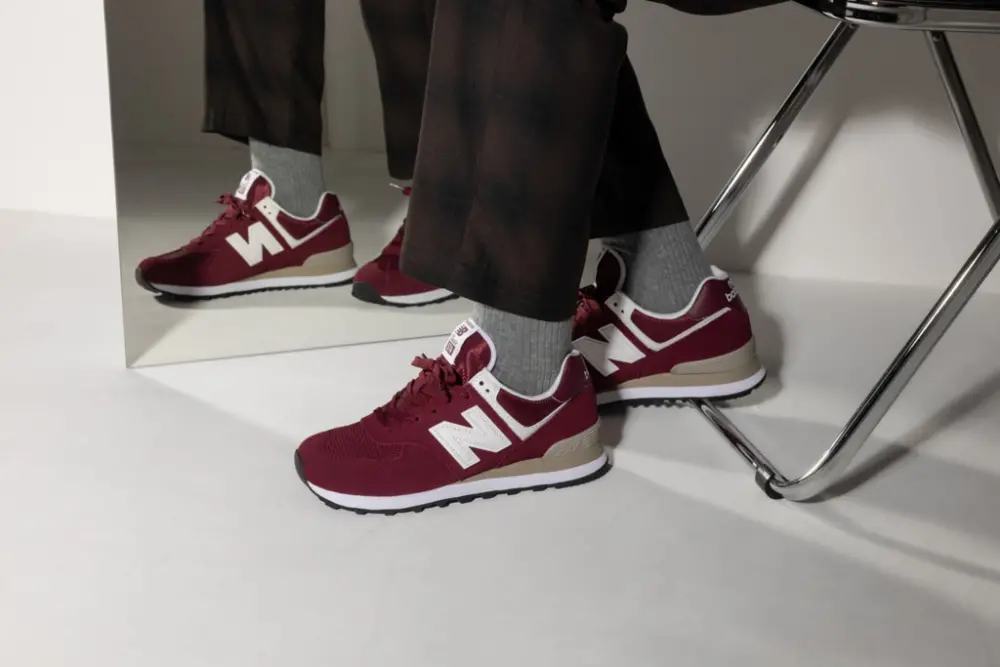 Giày New Balance 574 'Garnet' ML574RS2 - Ảnh 4