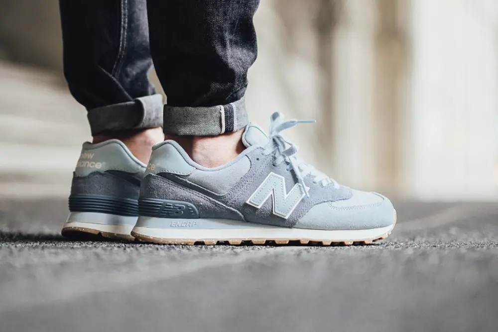 Giày New Balance 574 'Light Porcelain Blue' ML574SEB - Ảnh 5
