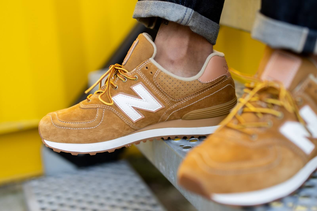 Giày New Balance 574 Brown ML574XAA - Ảnh 5