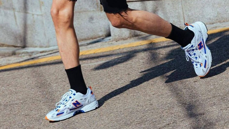 Giày New Balance 827 'Blue Orange' ML827AAA - Ảnh 7