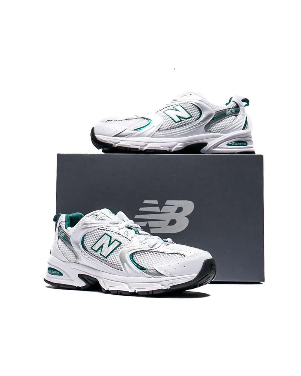 Alternative view of Giày New Balance 530 'White Metallic Silver' MR530AB