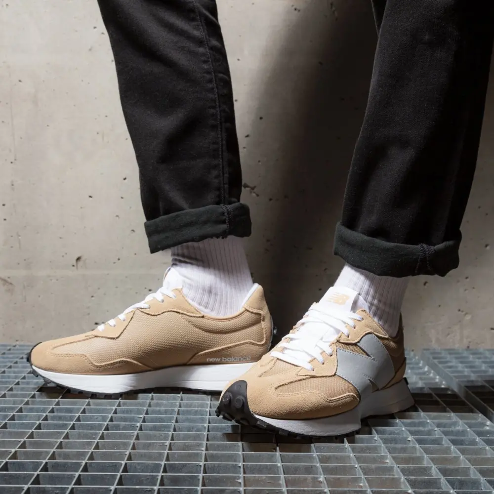 Giày New Balance 327 'Incense Metallic Silver' MS327ME1 - Ảnh 8