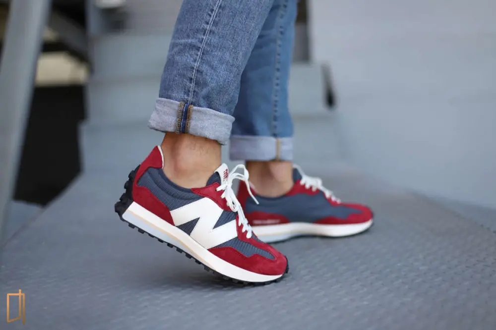 Giày New Balance 327 'Navy Blue Red White' MS327MR - Ảnh 7