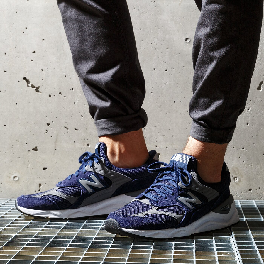 Giày New Balance X-90 Shoes 'Grey Blue' MSX90RCJ - Ảnh 3