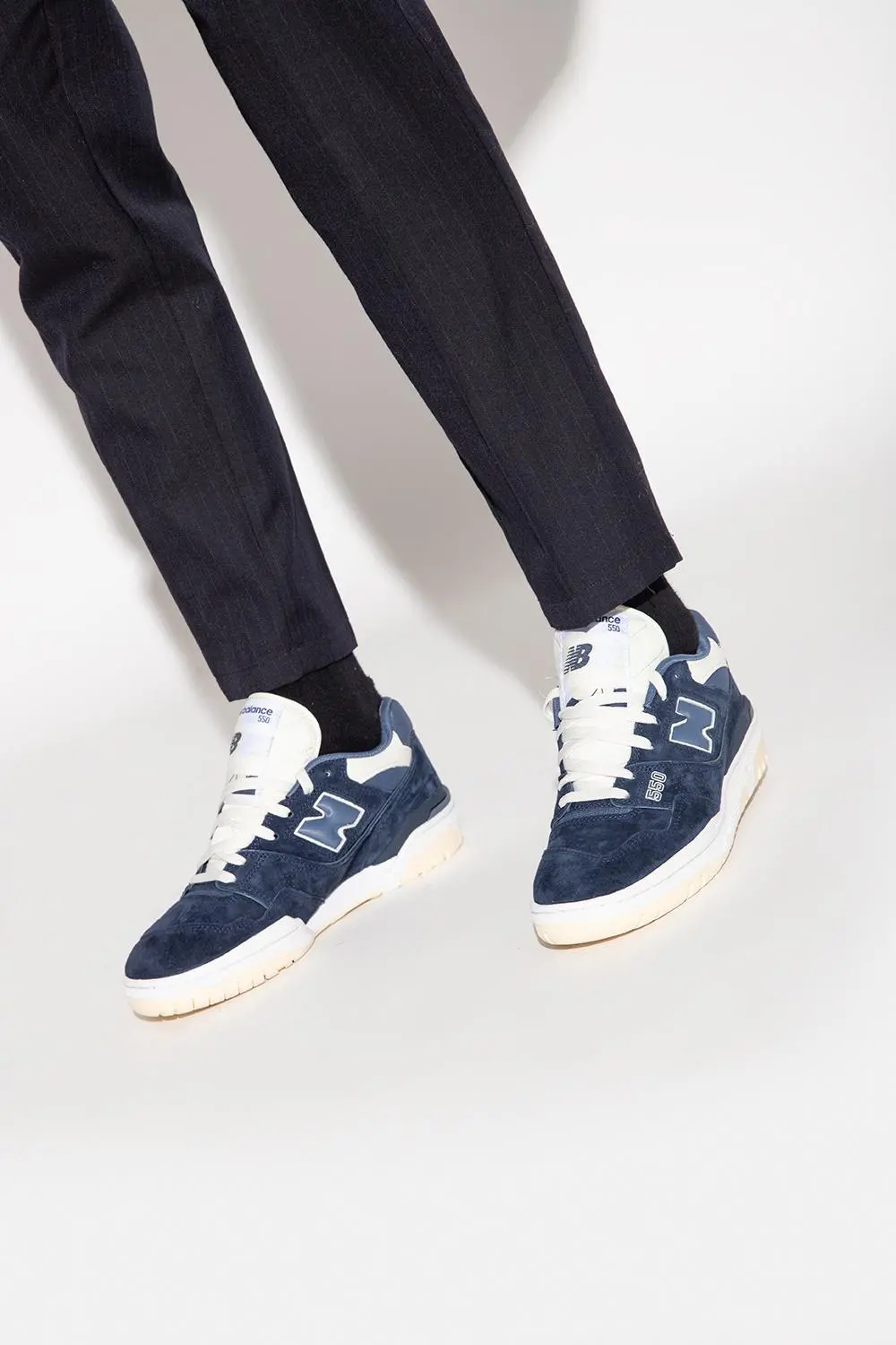 Giày New Balance 550 'Natural Indigo Suede' BB550SLA - Ảnh 5