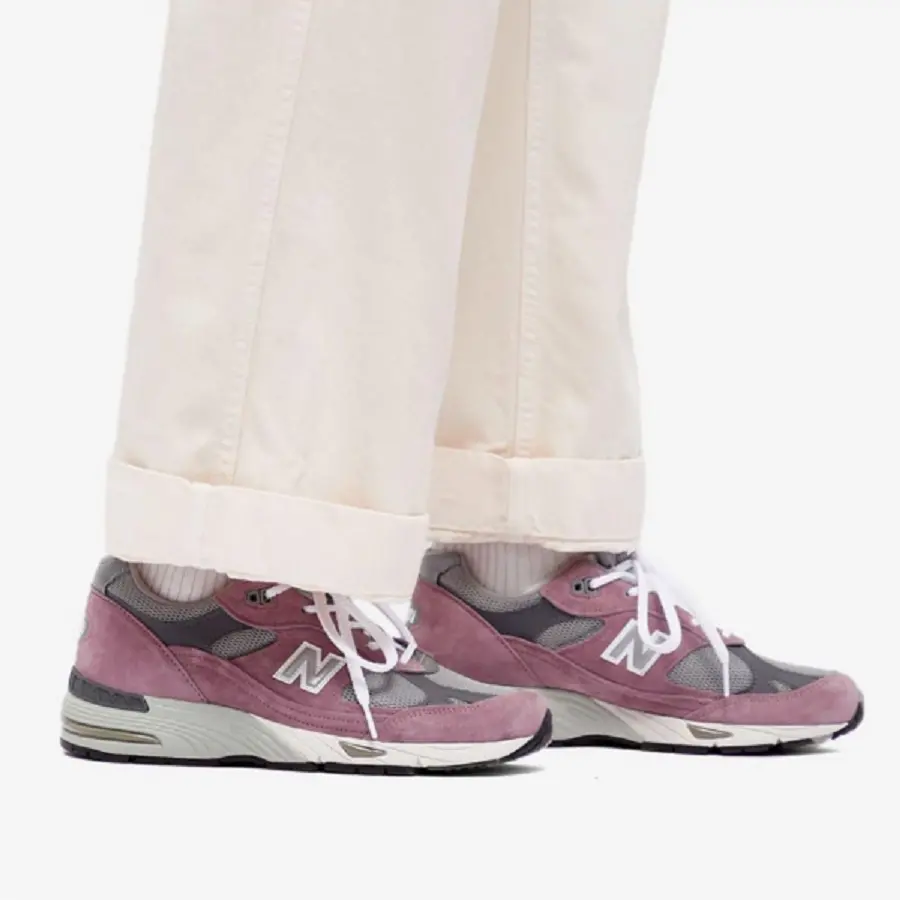 Alternative view of Giày New Balance 991V1 ‘Purple Gray’ W991PGG