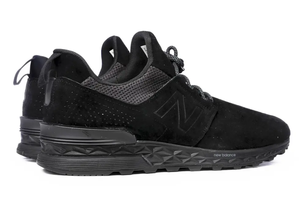 Alternative view of Giày New Balance 574 'Black' MS574DA
