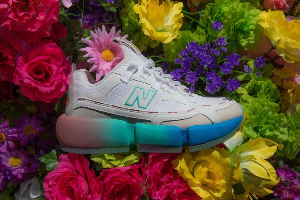 Giày New Balance Jaden Smith x Vision Racer 'Hippie White' MSVRCJWB - Ảnh 3