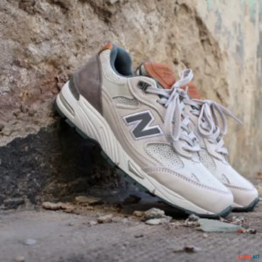 Giày New Balance Wmns 991 Made In England ‘Light Grey’ W991NBG - Ảnh 4