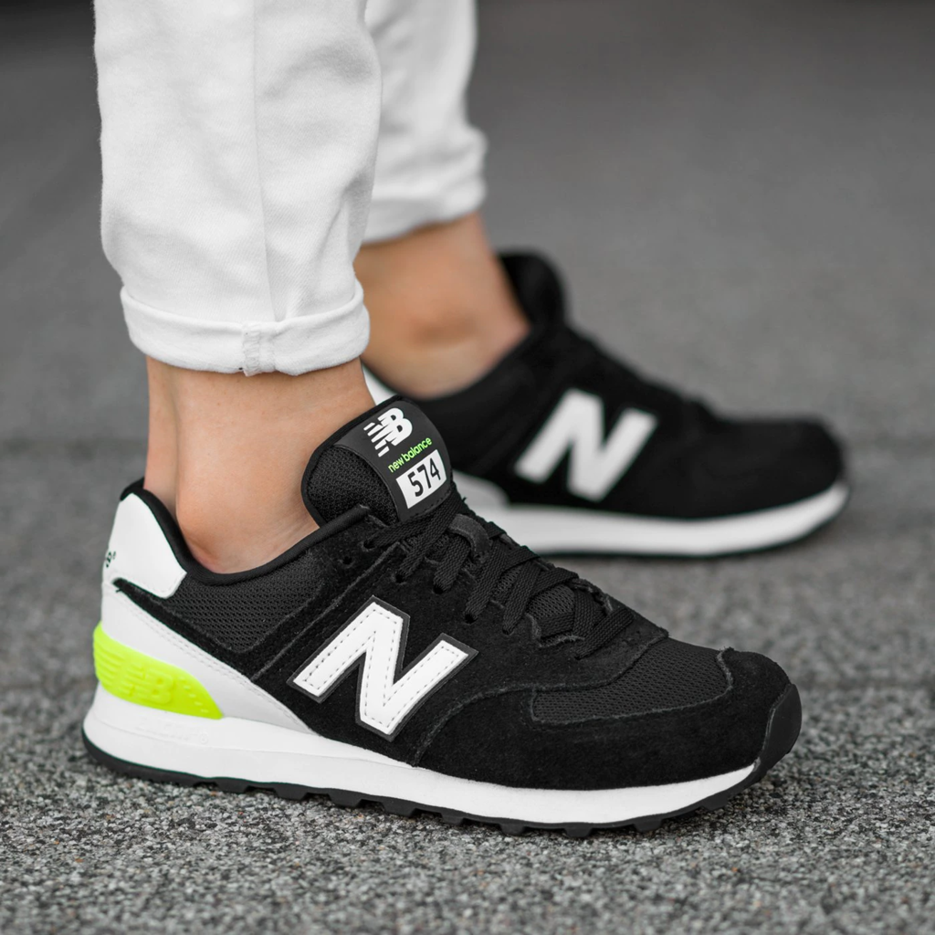 Giày New Balance Wmns 574 'Black' WL574CNA - Ảnh 4