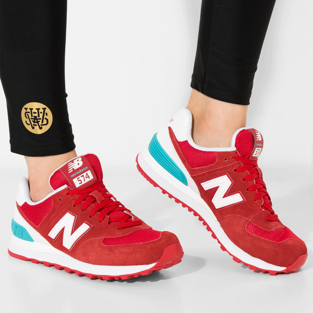 Giày New Balance 574 'Red' WL574CNC - Ảnh 2