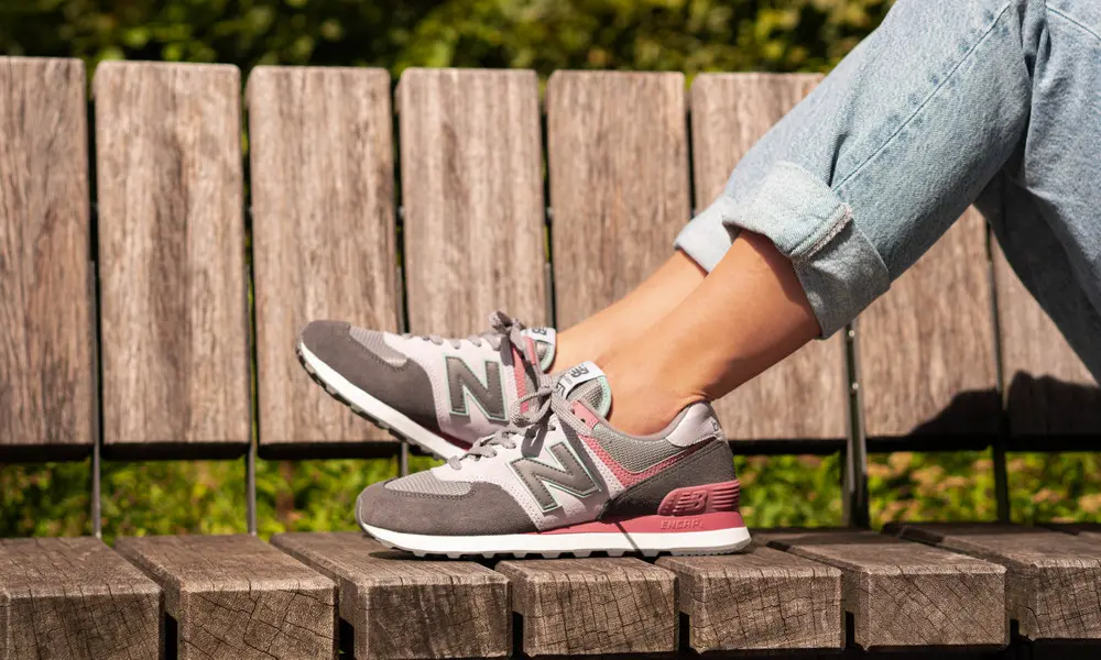 Giày New Balance 574 'Grey Purple' WL574LBT - Ảnh 4