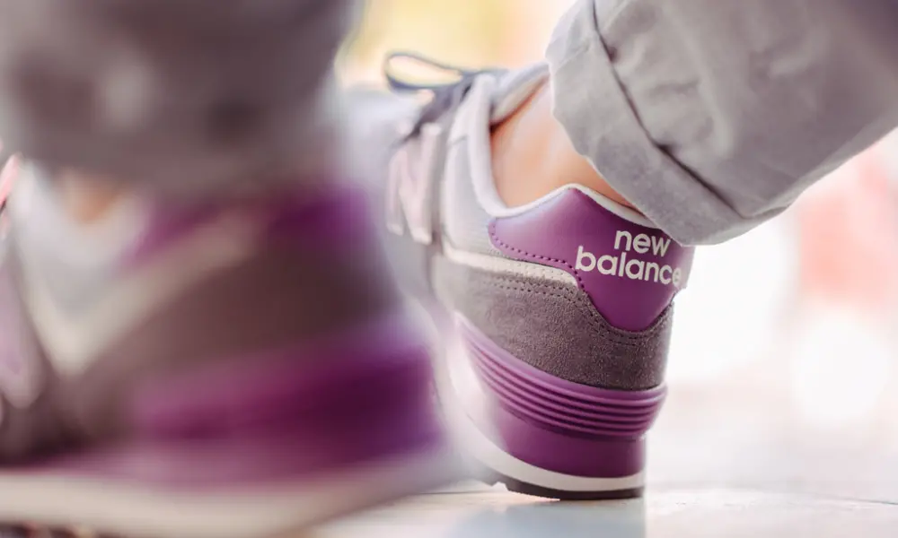 Giày New Balance 574 Purple Gray WL574LDB - Ảnh 3