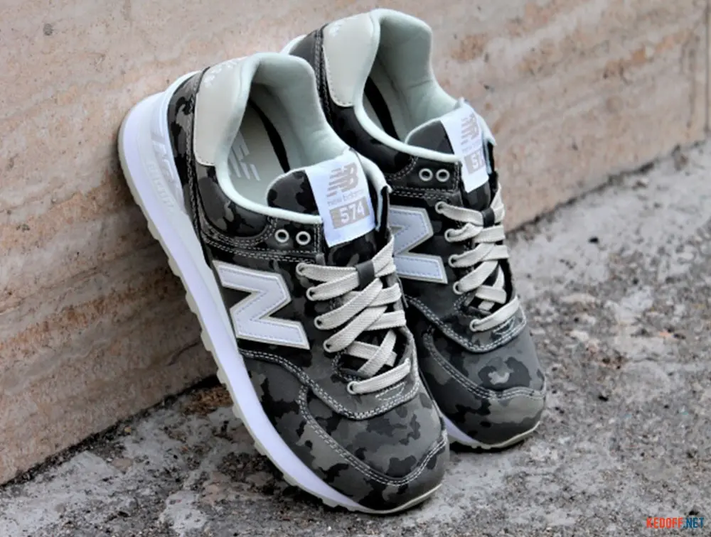 Giày New Balance Wmns 574 'Camo' WL574MWB - Ảnh 3