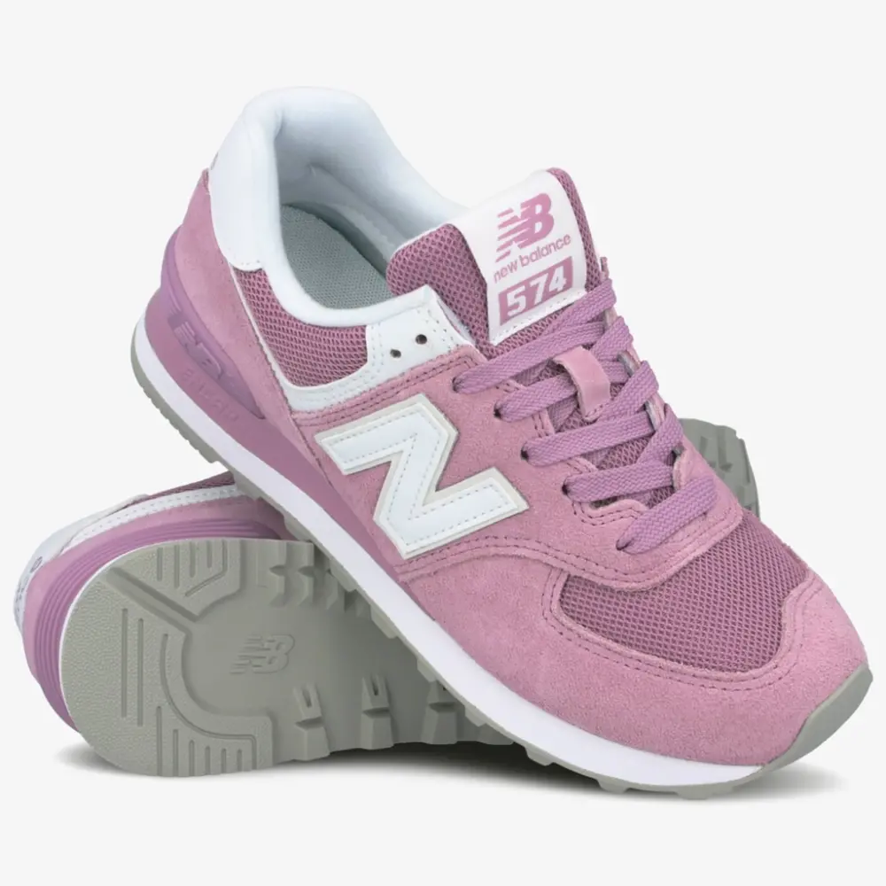 Giày New Balance Wmns 574 'Purple White' WL574OAC - Ảnh 5