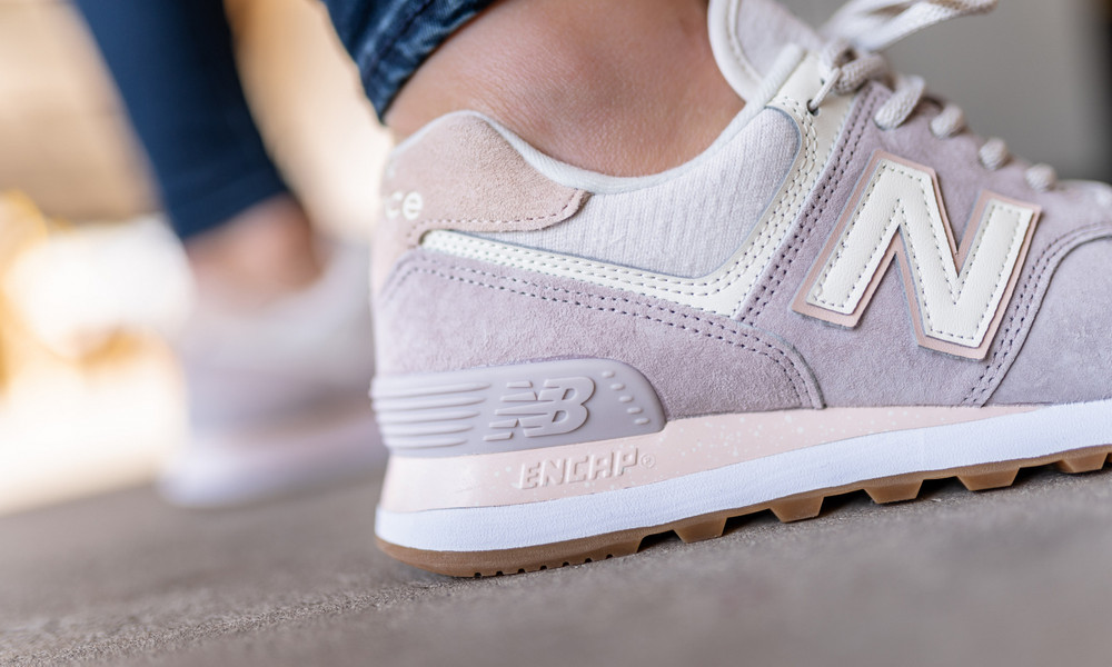 Giày New Balance Wmns 574 'Pink' WL574SAX - Ảnh 3