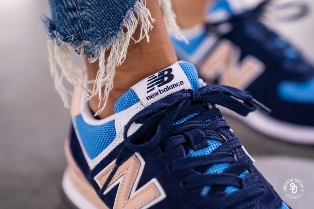 Giày New Balance 574 'Navy Pink' WL574WND - Ảnh 4