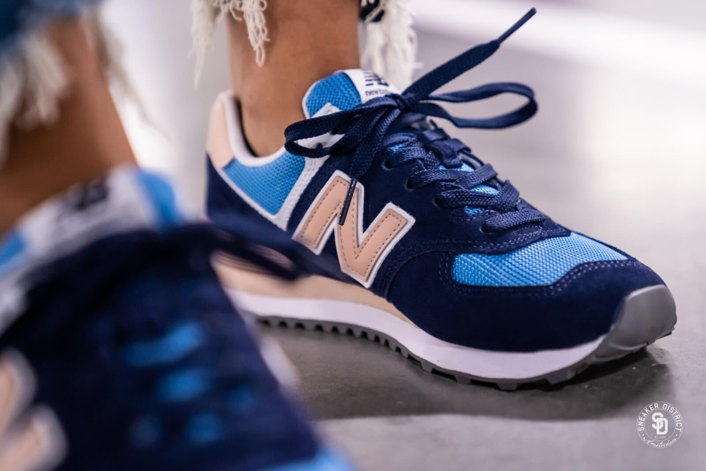 Giày New Balance 574 'Navy Pink' WL574WND - Ảnh 5